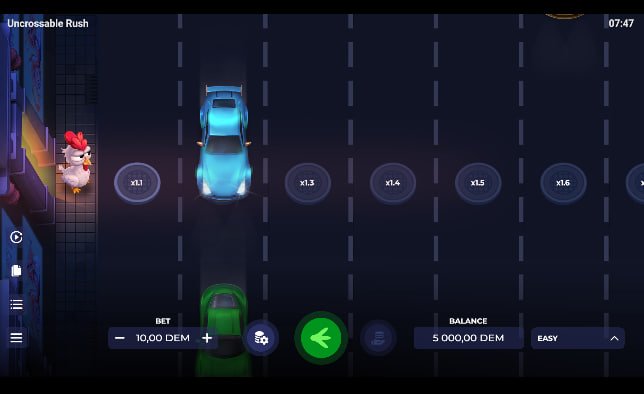 A look at uncrossable rush crash game